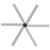 HVLS fan top view